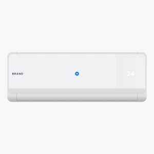 BTU 115V Window-Mounted Air Conditioner with Remote Control White